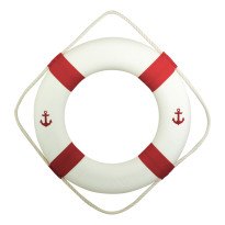 Декор Рятувальний круг Sea Club Якір, d-50 см ( 5564.V)