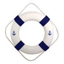 Рятувальний круг декоративний Sea Club біло-синій, d-50 см (5565.V)
