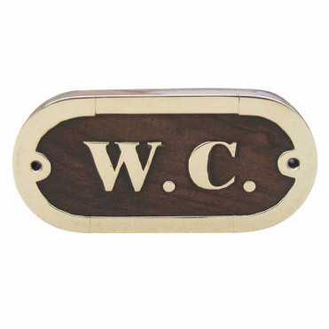 Табличка на двері Sea Club W.C. (10,5x5 см) (7657.V)