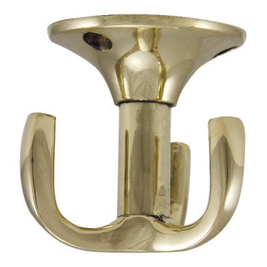 Вішак для одягу Sea Club, латунний, 3 гачки, стельовий (9335.V)