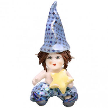 Фігура Ельф з зірочкою h 12см (517-2071)