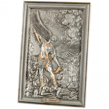 Картина срібна Архангел Михаїл (23,5 см) (77174AB)