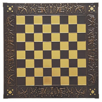 Дошка шахова коричнева (46х46 см) (086-5006)