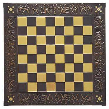 Дошка шахова коричнева (46х46 см) (086-5006)