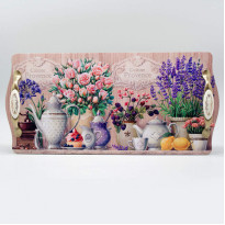 Піднос Прованс. Троянди (19х37,5 см) (263-0805W)