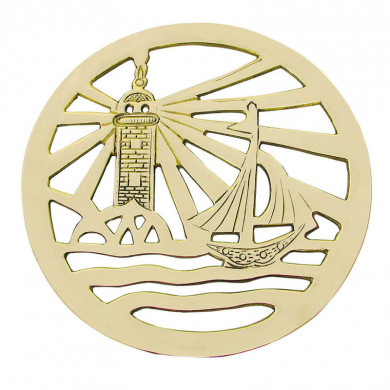 Підставка під гаряче Sea Club Маяк та вітрильник (d-19,5 см) (7502.V)